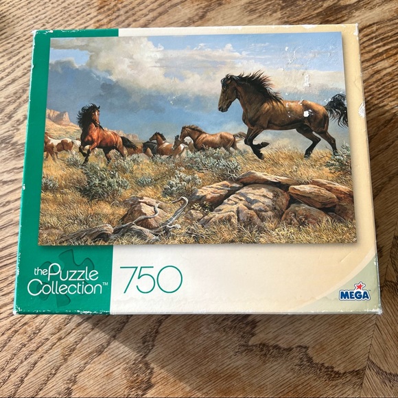 Wild Horse Mustang Jigsaw Puzzle The Distant Thunder Horse 2008 - Picture 2 of 11